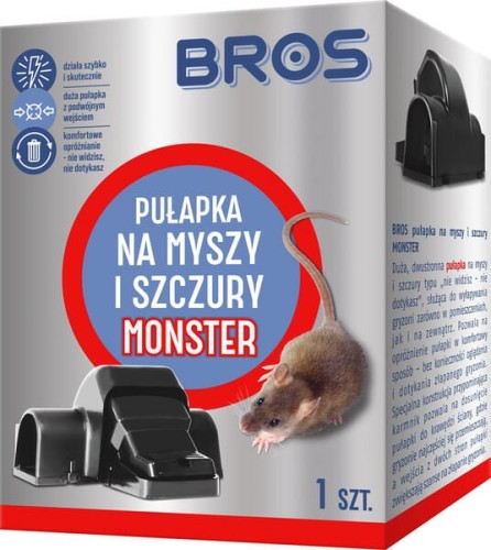 Pułapka na myszy i szczury MONSTER 15941881 - Intertraktor