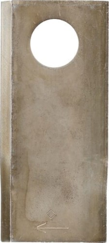 Nożyk kosiarki rotacyjnej prawy 108x49x4 mm otwór Ø 21 mm okrągły pasuje do Pöttinger 25 szt. 434972KR - Intertraktor
