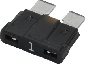 Bezpiecznik płaski, 32V 1A L=18.6 mm czarny op. 50 szt. Hella 8JS711683011