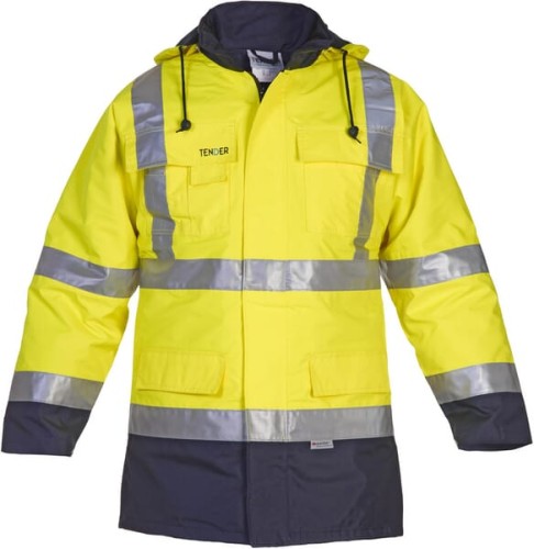 Kurtka Parka Hi-vis, żółty-niebieski, rozmiar S, Tenderline, Hydrowear 051005S - Intertraktor
