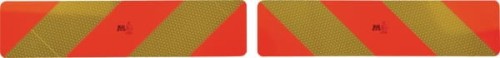 Zestaw tablic ostrzegawczych 566x132 mm KL3 (lewa+prawa) WB3785400KL3RR - Intertraktor