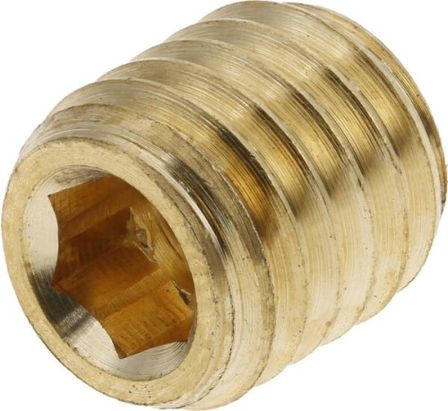 Śruba dławiąca SSM M10 ø 2.5 mm mosieżna SSM101225BR - Intertraktor