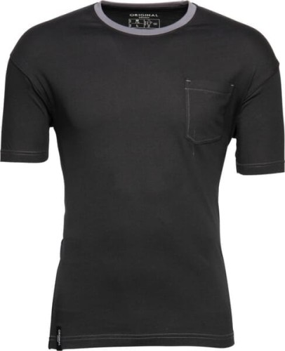 Koszulka T-shirt, czarno/szara, roz. 4XL KW106830089066 - Intertraktor
