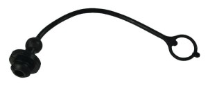 Zatyczka przeciwpyłowa PCW czarna do szybkozłącz gniazd ANV 3/8" TMA38N