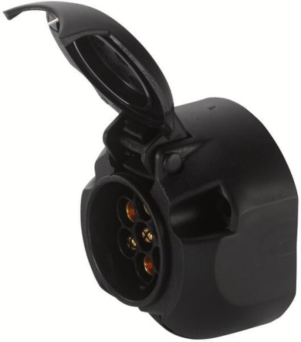 Gniazdo 7 - biegunowe 12 V, nadbudowane, PCV, Hella 8JB001943011 - Intertraktor