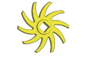 Tarcza sortująca l. 10 palców 08800380N