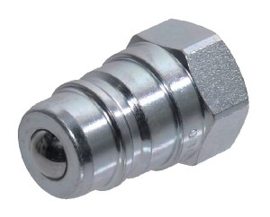 Szybkozłącze z zaworem kulowym NS wtyczka 3/8", gwint wew. 3/8" BSP NS38GASM