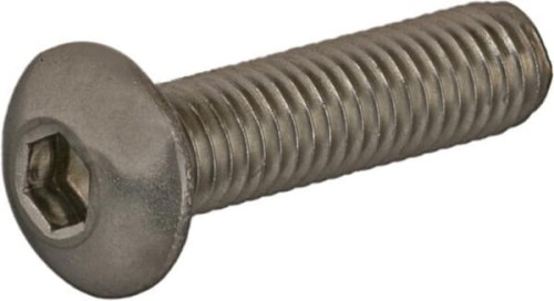 Wkręt grzybkowy M5x20 mm A2 ISO7380520RVSP050 - Intertraktor