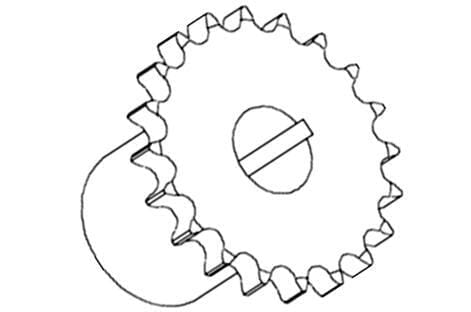 Koło zębate przenośnika AV100237 - Intertraktor