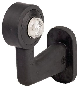 Lampa obrysowa LED, prawa, 12/24V biała, przykręcana Waś 1400699112