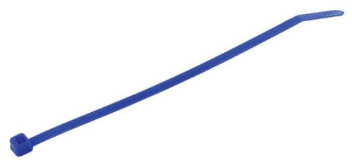 Opaski kablowe 3.6x200 mm niebieskie, wykrywalne detektorem op. 100 szt. TRB35200DT - Intertraktor
