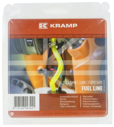 Wąż do paliw uniwersalny Kramp Blister,  3 x 5,5 mm 3,8 m FGP011693 - Intertraktor