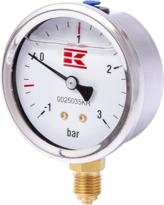 Manometr glicerynowy 63 mm przyłacze dolne 1/4" 0025035KR