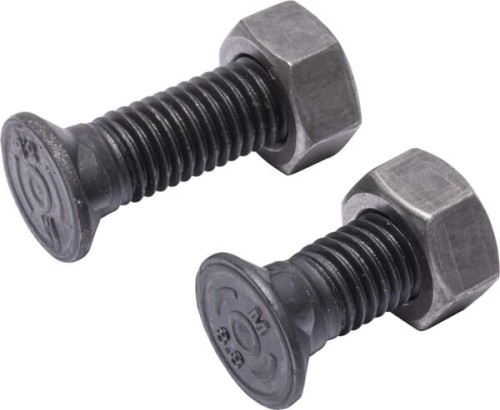 Zestaw śrub 1 szt. M12x30 mm podsadzenie owalne, 1 szt. M12x40 mm podsadzenie owalne + nakrętki TB40076 - Intertraktor