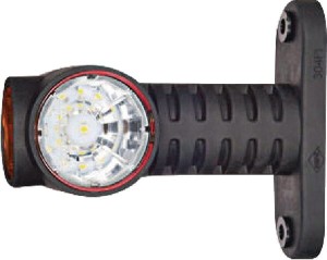 Lampa obrysowa LED, 0.7/1.4W 12/24V biała/pomarańczowa/czerwona 3 LED Kramp LA30015