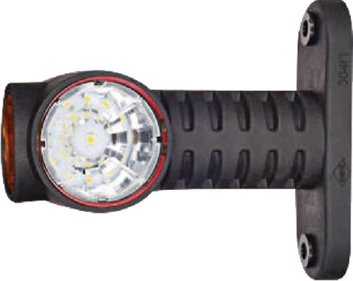 Lampa obrysowa LED, 0.7/1.4W 12/24V biała/pomarańczowa/czerwona 3 LED Kramp LA30015 - Intertraktor