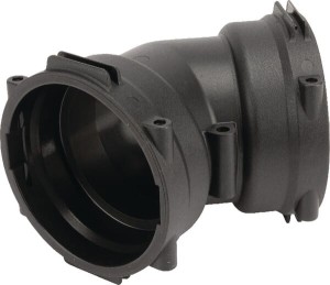 Złącze kolankowe 45° ze złączem widełkowym mufa/mufa T7 129377