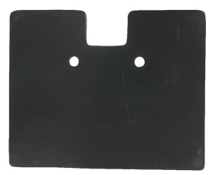 Łopatka gumowa podajnika 9x124x154 mm pasuje do Claas 0006426442KR