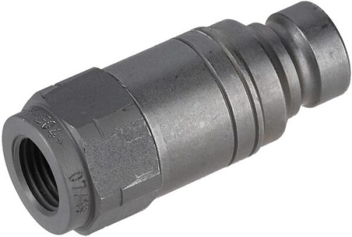 Szybkozłącze płaskie SKV-M wtyczka 1/4" gwint wewnętrzny 1/4" BSP SKVM06C04 - Intertraktor