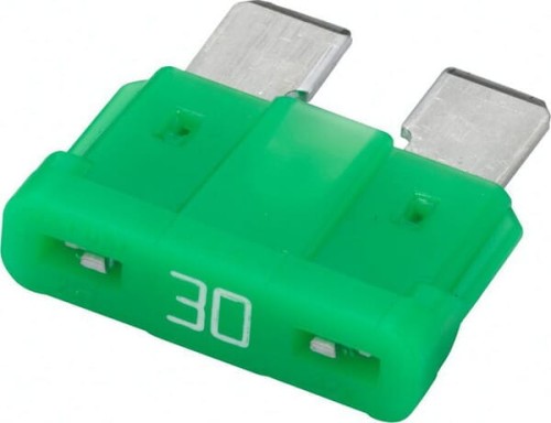 Bezpiecznik płaski, 32V 30A L=18.6 mm zielony op. 50 szt. Hella 8JS711690002 - Intertraktor