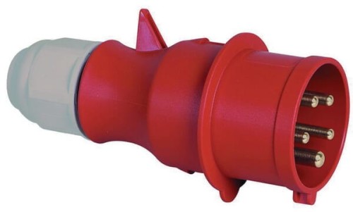Wtyczka przenośna CEE 16A 5P 400V B021260 - Intertraktor