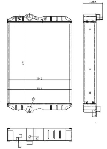 Chłodnica RE63188N - Intertraktor