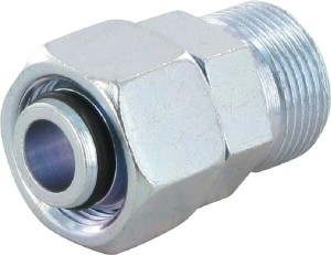Złącze proste z nakrętką M22x1,5 15L - M24x1,5 16S KOVO15L16S