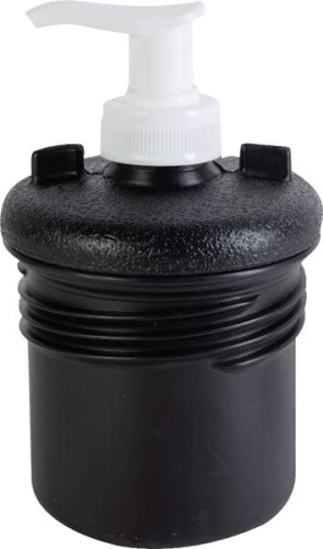 Dozownik mydła w płynie 250 ml, czarny 680000006 - Intertraktor