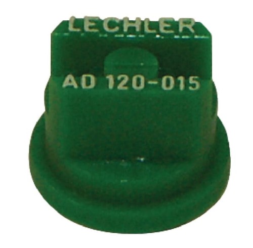 Rozpylacz płaskostrumieniowy AD 120° 015 zielony z tworzywa sztucznego Lechler AD120015POM - Intertraktor