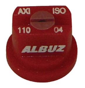 Rozpylacz płaskostrumieniowy AXI 110° 04 czerwony ceramiczny Albuz AXI11004