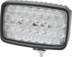Lampa robocza LED, prostokątna 90W 6000lm 10/30V z wtyczką Deutsch, światło rozproszone 30 LED Kramp LA104211