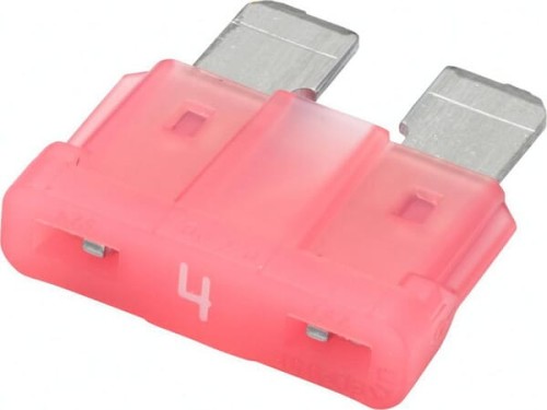 Bezpiecznik płaski, 32V 4A L=18.6 mm różowy op. 50 szt. Hella 8JS711683052 - Intertraktor