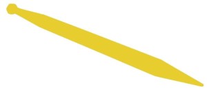 Ząb ładowacza, prosty, profil okrągły 50x800 mm końcówka szpiczasta z nakrętką M28x1.5 brązowy Stoll 2436430