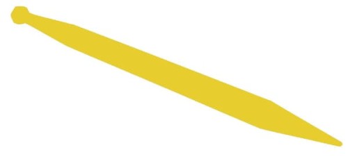 Ząb ładowacza, prosty, profil okrągły 50x800 mm końcówka szpiczasta z nakrętką M28x1.5 brązowy Stoll 2436430 - Intertraktor