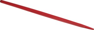 Ząb ładowacza, prosty, profil gwiazda 40x1200 mm końcówka szpiczasta z otworem Ø 11.5 na kołek sprężysty czerwony FT4067