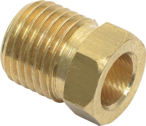 Nakrętka łącząca 8L M14x1.5 pod pierścień zacinający 60° mosiądz CLUWSM8L60M14 - Intertraktor