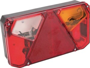 Lampa tylna zespolona prostokątna 5-pinowa prawa halogen 12V lub 24V gopart LA45056
