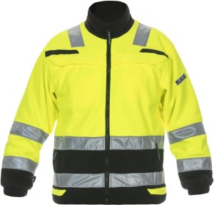 Kurtka polarowa, żółty-czarny, rozmiar XL, Trendy High Visible Line, Hydrowear 04026026FXL