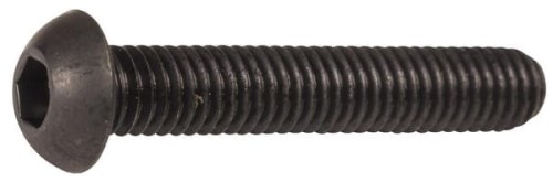 Wkręt grzybkowy BK M6x8 mm kl. 10.9 czarny ISO738068109B - Intertraktor