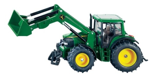 Ciągnik John Deere 6820 z ładowaczem, SIKU S03652 - Intertraktor