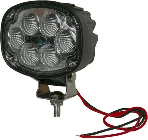 Lampa robocza LED, owalna 30W 3000lm z wtyczką Deutz, światło rozproszone 6 LED Kramp LA10433 - Intertraktor