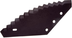 Nóż paszowozu 528x274x6 mm Ø 19.5 mm z węglikiem FM01134C