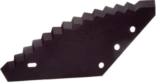 Nóż paszowozu 528x274x6 mm Ø 19.5 mm z węglikiem FM01134C - Intertraktor