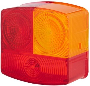 Klosz lampy, czerwony, tylny/prawy Hella 9EL137308001