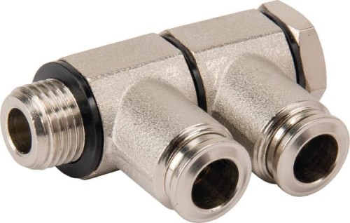 Szybkozłącze kątowe L 6x1/8" BCS618BB - Intertraktor