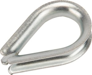 Kausza do liny ocynk, 6 mm WT06