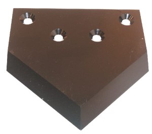 Nóż wycinaka kiszonek 210x220x8 mm pasuje do Red Rock KM100085