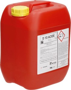 D10 ACIDE - Kwaśny środek myjąco-odkamieniający do urządzeń udojowych, 11 kg D10ACIDE11