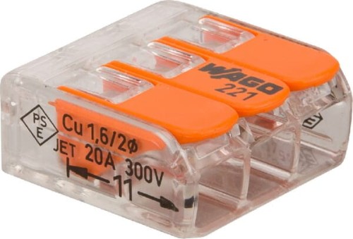 Złączka instalacyjna 3-przewodowa 221413 - Intertraktor