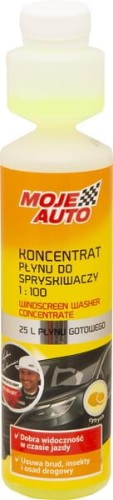 Koncentrat płynu do spryskiwaczy Moje Auto, cytrynowy 250 ml 1025049003 - Intertraktor